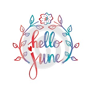 Hello june photo