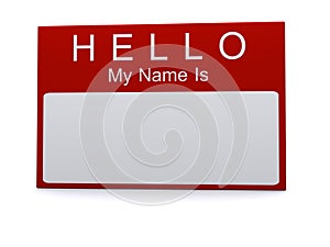 Hello my name is tag