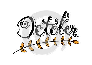 Hello october.