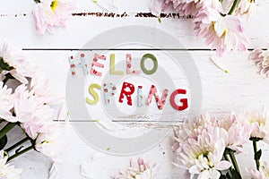 Hello spring Background