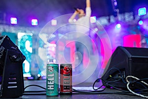 Hello Stadium tour 2019 of Antytila band. Hell energy drink as sponsor of concert