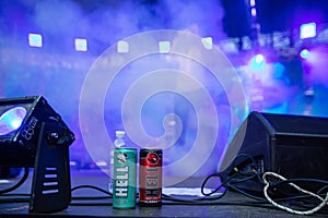 Hello Stadium tour 2019 of Antytila band. Hell energy drink as sponsor of concert