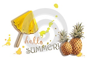 Hello Summer. Fresh pineapple
