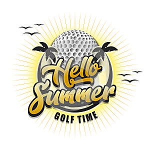 Hello summer. Golf time