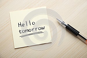 Hello Tomorrow