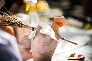 Helloween pumpkin carving