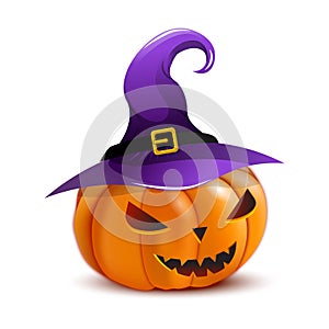 Helloween pumpkin with hat