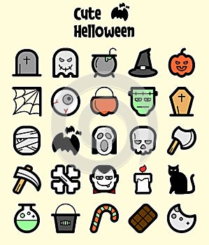 25 custom helloween icons