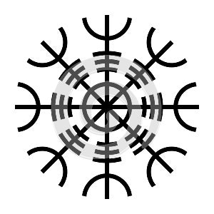 Helm of Awe, Aegishjalmur, Icelandic occult symbol and magical stave