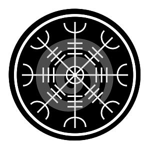 Helm of awe symbol icon