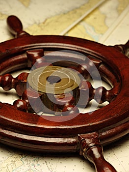 Helm on the nautical maps