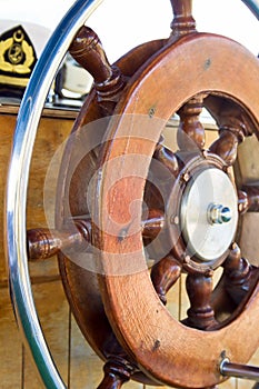 Helm on a sailboat