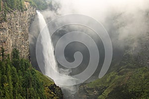 Helmcken Falls with fog, Wells Gray Provincial Park, British Col