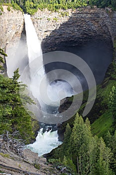 Helmcken Falls in Wells Gray Provincial Park near Clearwater, British Columbia, Canada Helmcken Falls is a 141 m waterfall on the