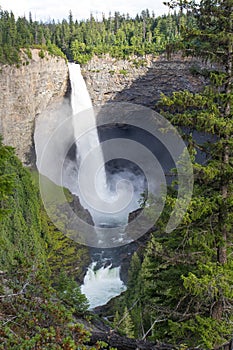 Helmcken Falls in Wells Gray Provincial Park near Clearwater, British Columbia, Canada Helmcken Falls is a 141 m waterfall on the