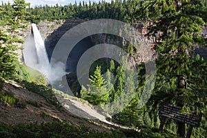 Helmcken Falls in Wells Gray Provincial Park near Clearwater, British Columbia, Canada Helmcken Falls is a 141 m waterfall on the