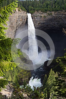 Helmcken Falls in Wells Gray Provincial Park near Clearwater, British Columbia, Canada Helmcken Falls is a 141 m waterfall on the