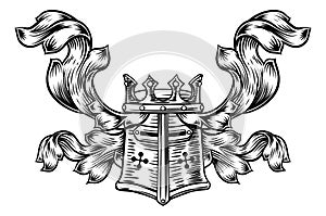 Helmet Heraldic Crest