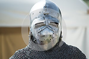 Helmet of medieval knight