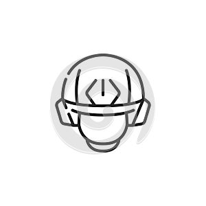 Helmet Protection Icon