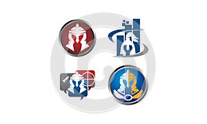 Helmet Warrior Template Set