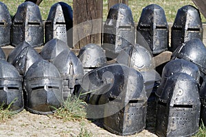 Helmets of the Middle Ages