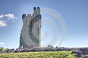 Helmsley Castle tower