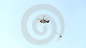 Helocopter Ka 32 on fire operation, Cyprus