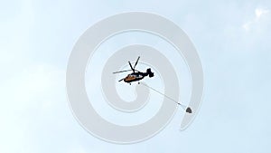 Helocopter Ka 32 on fire operation, Cyprus