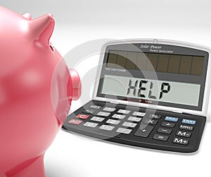 Help Calculator Shows Borrow Savings And Budgeting