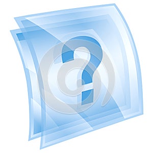 Help icon blue square