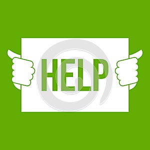 Help icon green