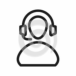 Help on Laptop icon vector photo