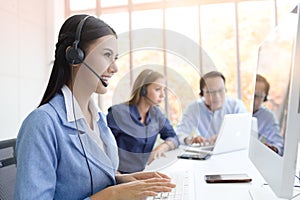 Help line answering and telemarketing.