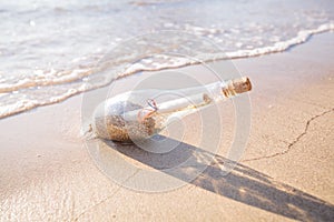 Help message bottle beach