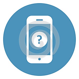 Help, mobile Isolated Vector icon which can easily modify or edit