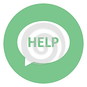 Help, online Isolated Vector icon which can easily modify or edit