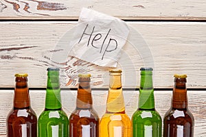 Help to be saved from alcoholism.