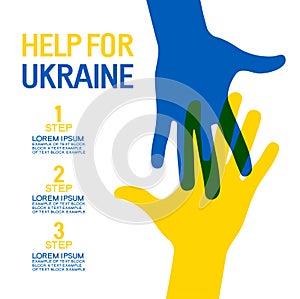 Help Ukraine Concept