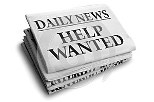 Help wanted daily newspaper headline