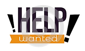 Help wanted, recruitment and employment banner