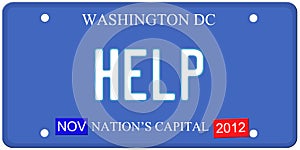 Help Washington DC License Plate