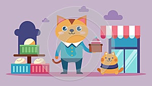 Help your virtual pet run their own business from a bakery to a fashion boutique and manage their success.. Vector