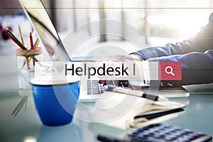 Helpdesk Assistance Advice Service Support Concept