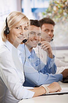 Helpdesk receicving calls