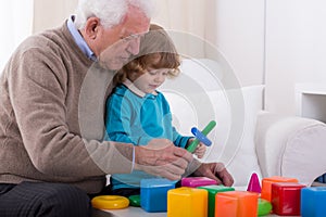 Helping with blocks