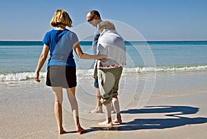 Helping Elderly Woman photo