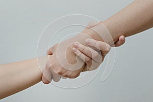 Helping Hands ,hand in hand relationship