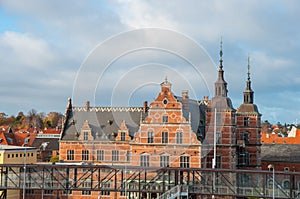 Train station in Denmark