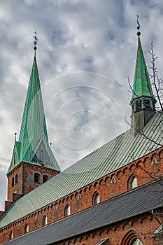 Helsingor Saint Olaf Church Steeples photo
